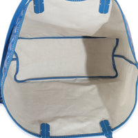 Blue Goyardine Canvas Saint Louis PM