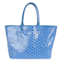 Blue Goyardine Canvas Saint Louis PM