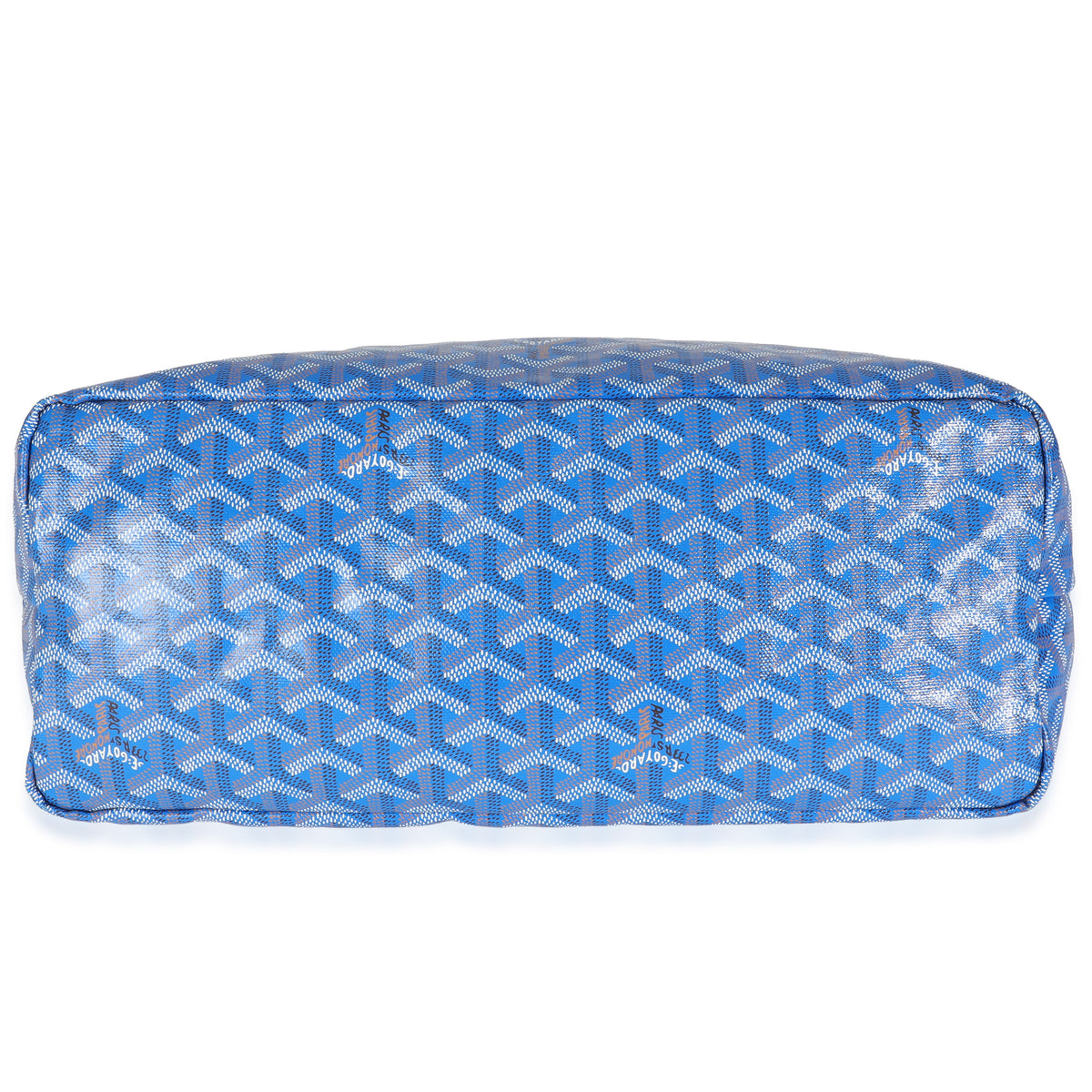 Blue Goyardine Canvas Saint Louis PM