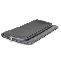 Goyard Grey ine Canvas Sainte Marie Soft Clutch Handbag clasp