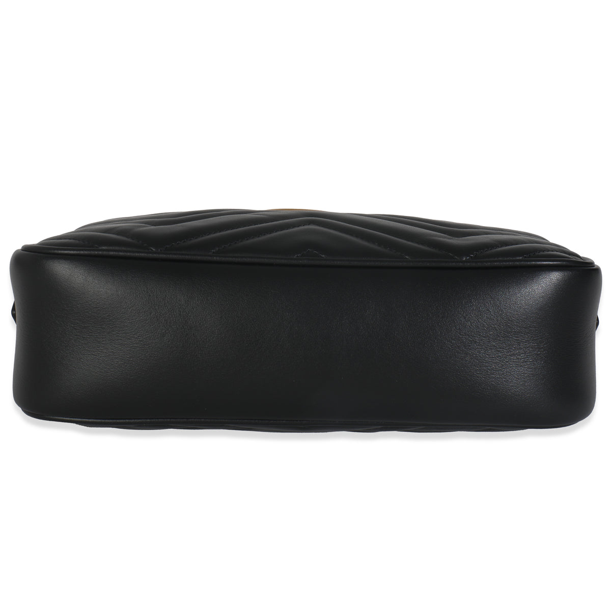 Black Matelasse Calfskin GG Marmont Camera Bag