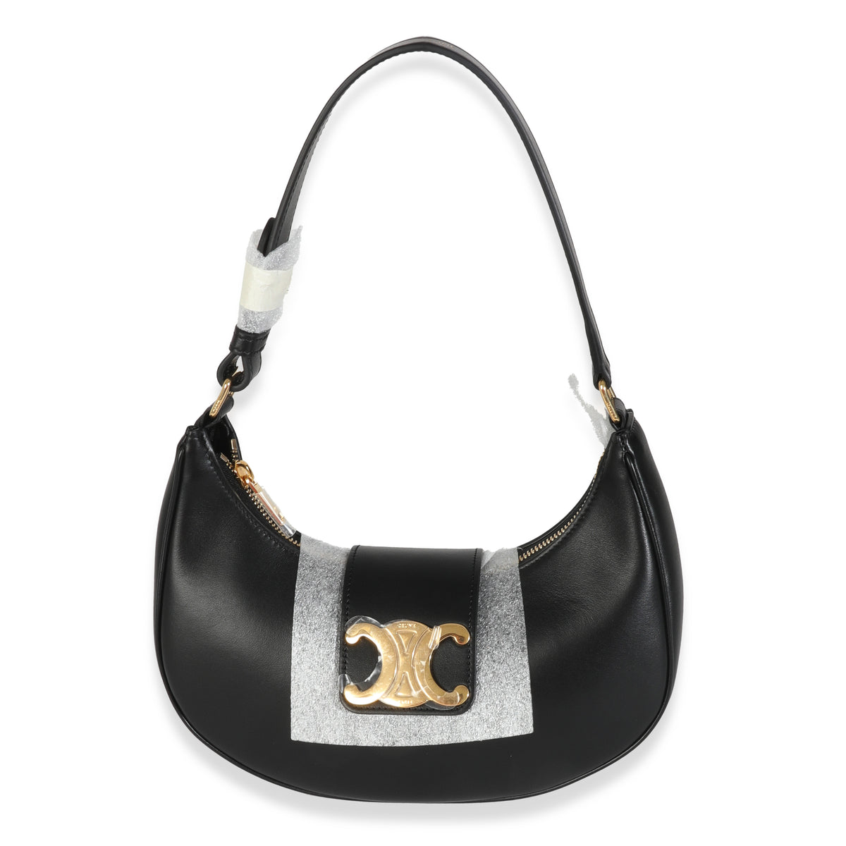Black Smooth Calfskin Medium Ava Triomphe