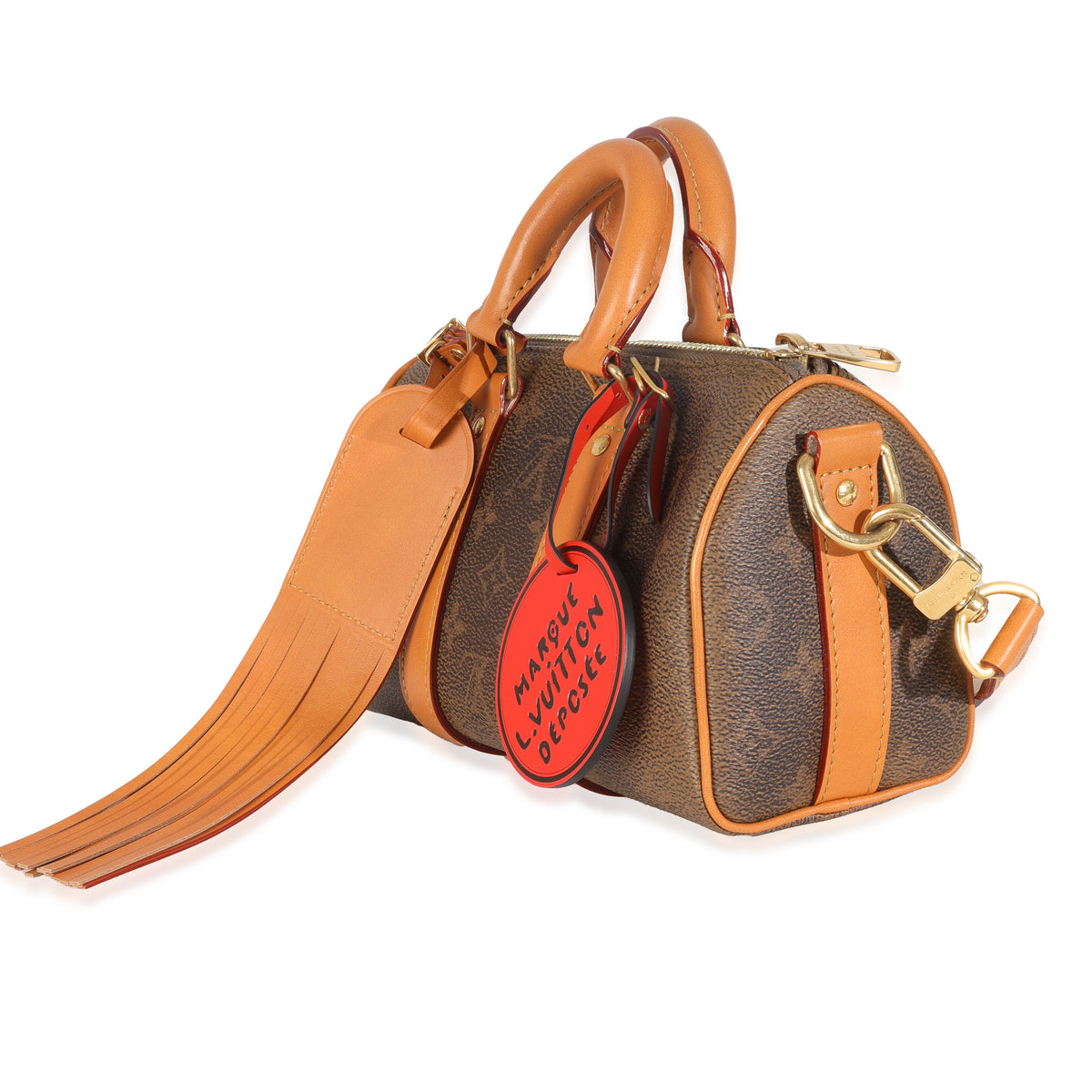 Monogram Dust Canvas Keepall Bandouliere 25