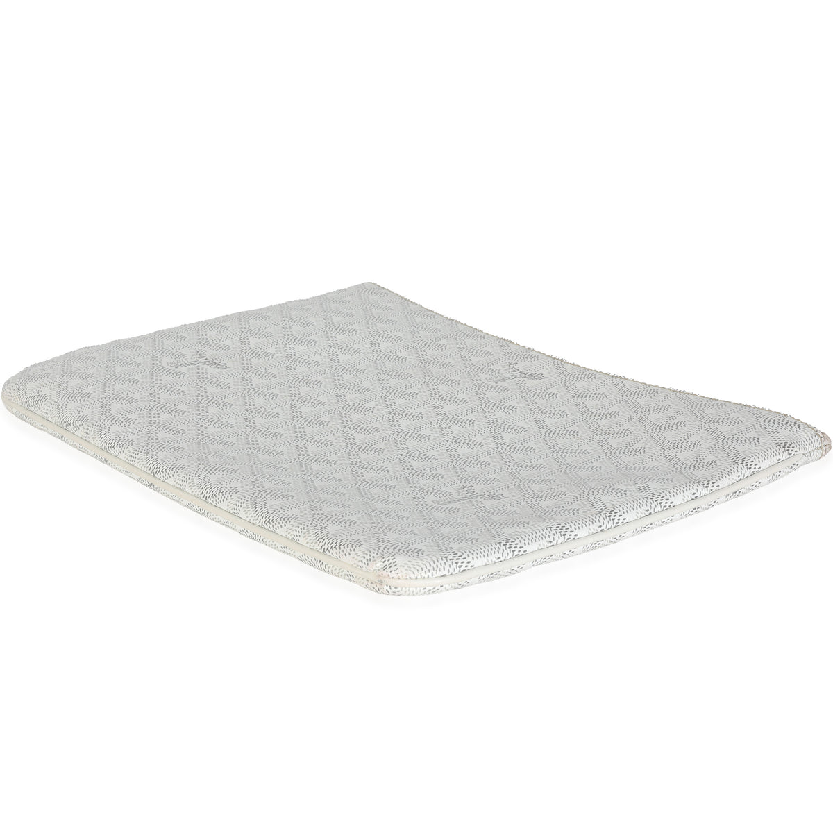 White Goyardine Canvas Senat MM