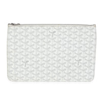 White Goyardine Canvas Senat MM