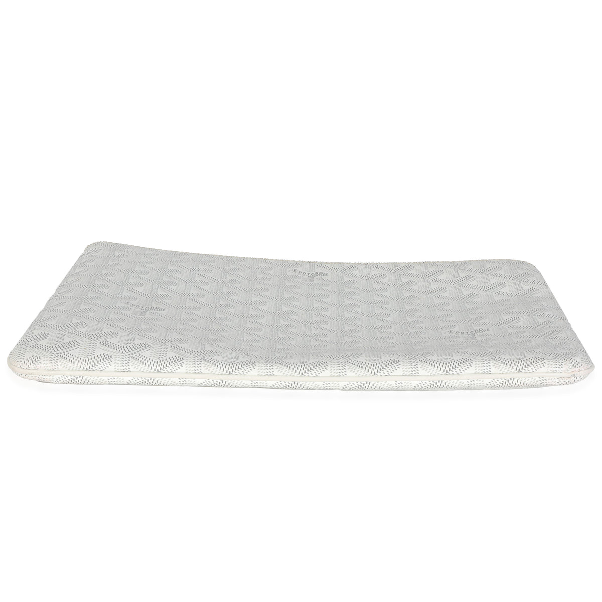 White Goyardine Canvas Senat MM