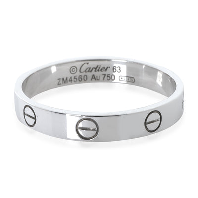 White Gold  Small Model Love Ring