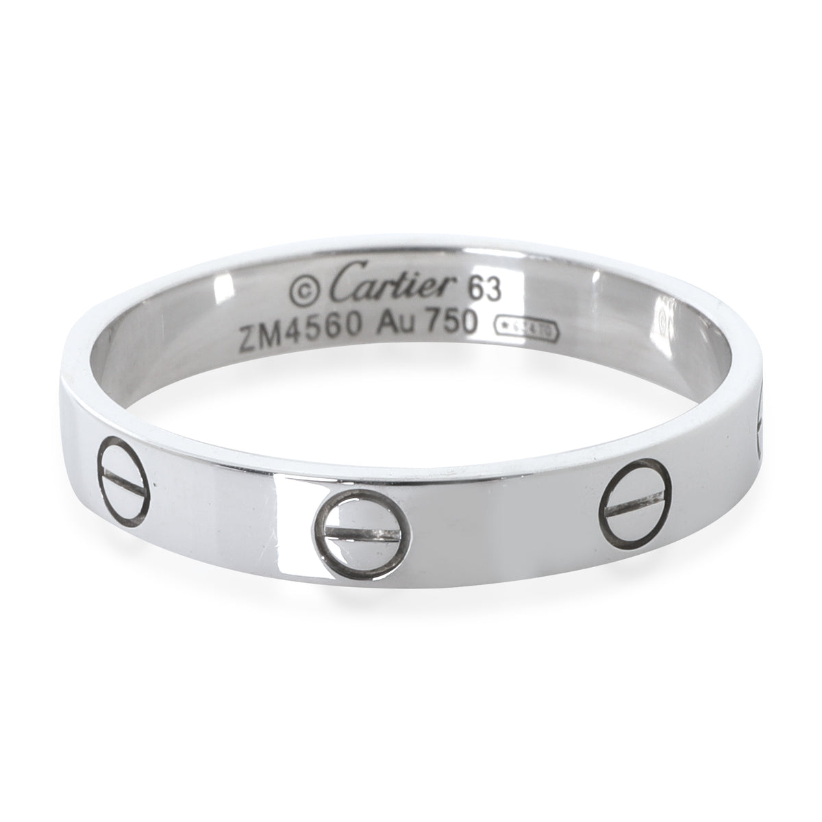 White Gold  Small Model Love Ring