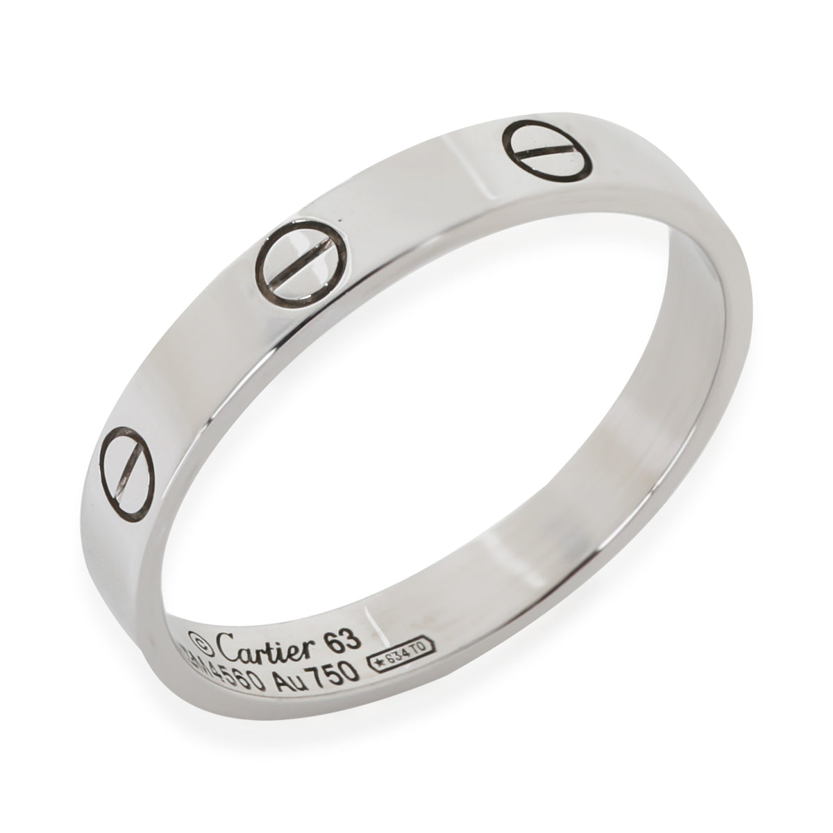 White Gold  Small Model Love Ring
