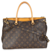 Saffron Monogram Canvas Pallas MM