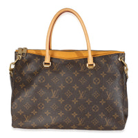 Saffron Monogram Canvas Pallas MM