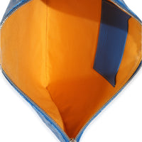 Blue Goyardine Canvas Senat MM