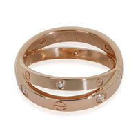 Rose Gold Diamond Love Ring