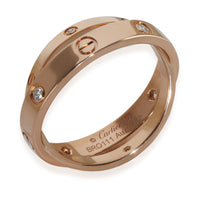 Rose Gold Diamond Love Ring
