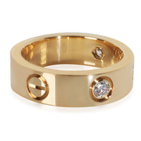 Yellow Gold Diamond Love Ring