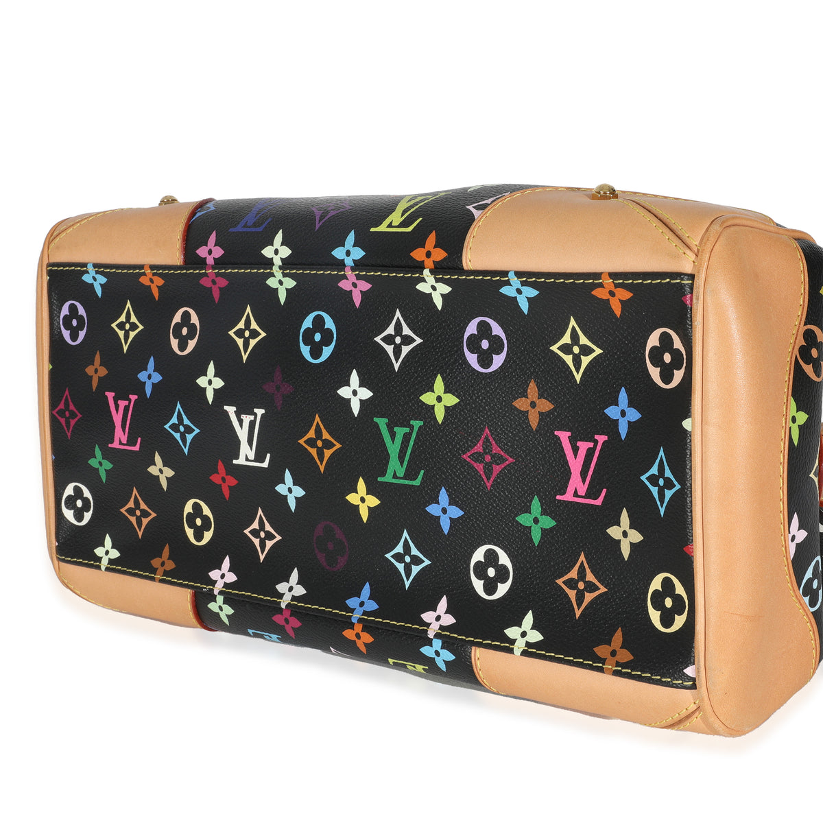 Black Monogram Multicolor Canvas Claudia