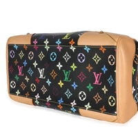 Black Monogram Multicolor Canvas Claudia