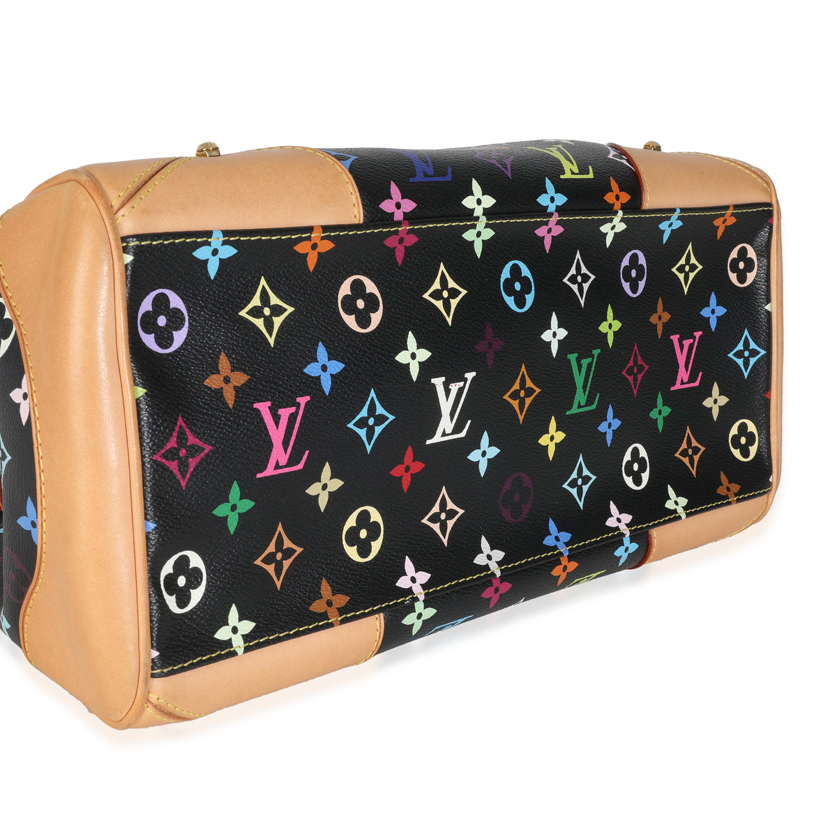 Black Monogram Multicolor Canvas Claudia