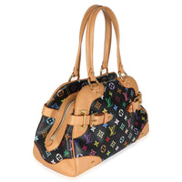 Black Monogram Multicolor Canvas Claudia