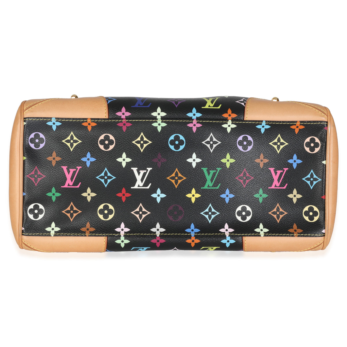 Black Monogram Multicolor Canvas Claudia