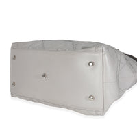 Grey Lambskin Cannage Granville Tote