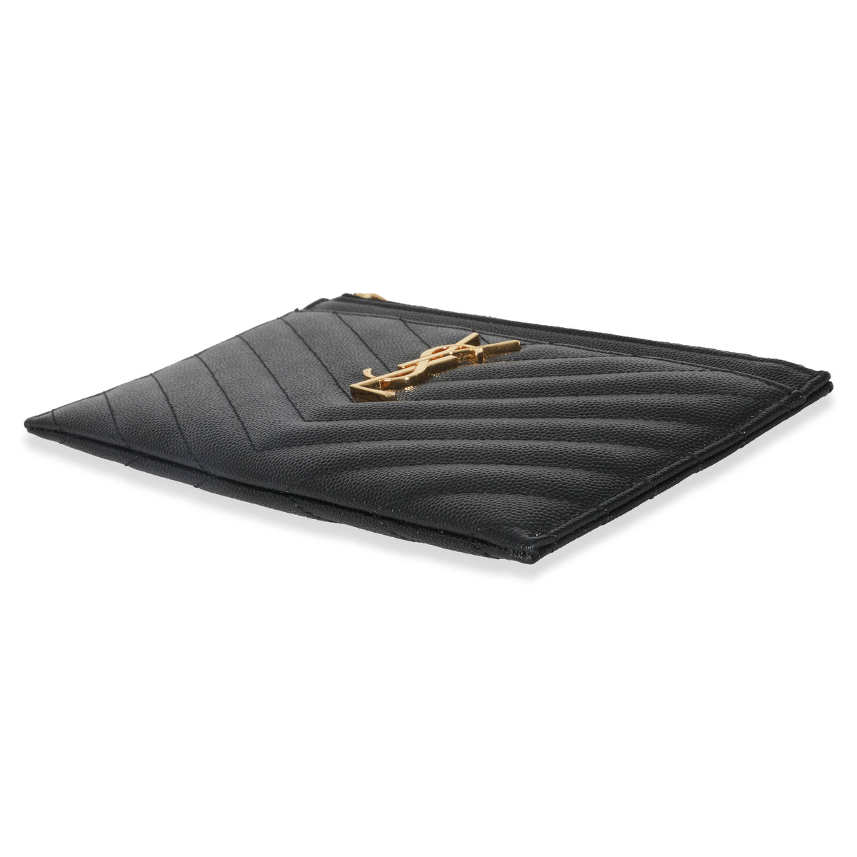 Black Grain De Poudre Bill Pouch