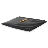 Black Grain De Poudre Bill Pouch