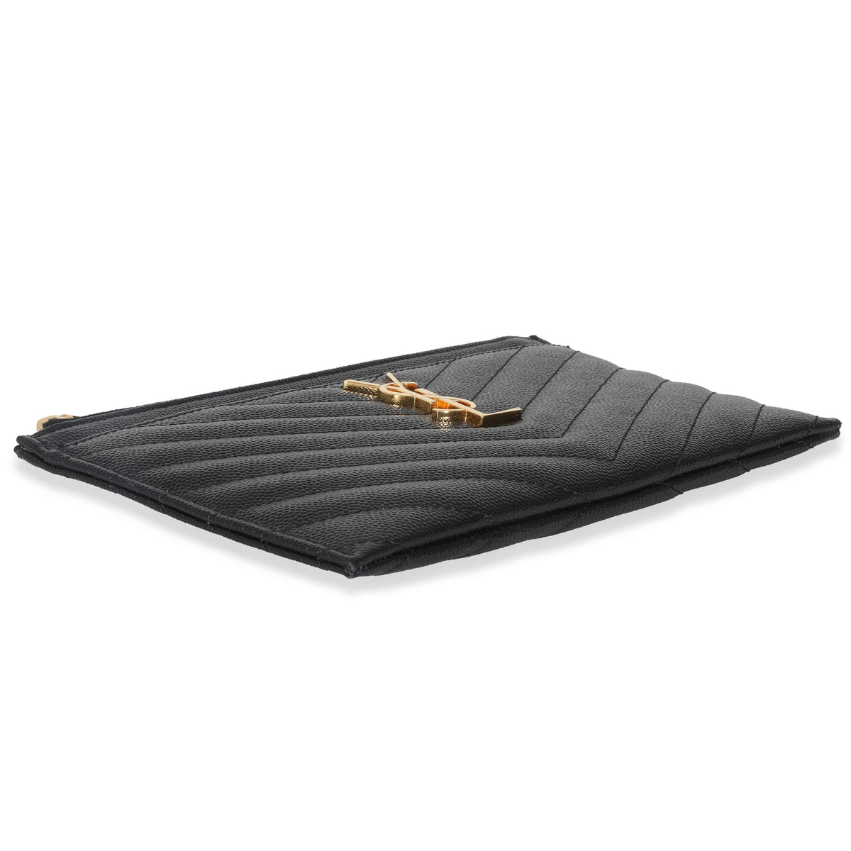 Black Grain De Poudre Bill Pouch