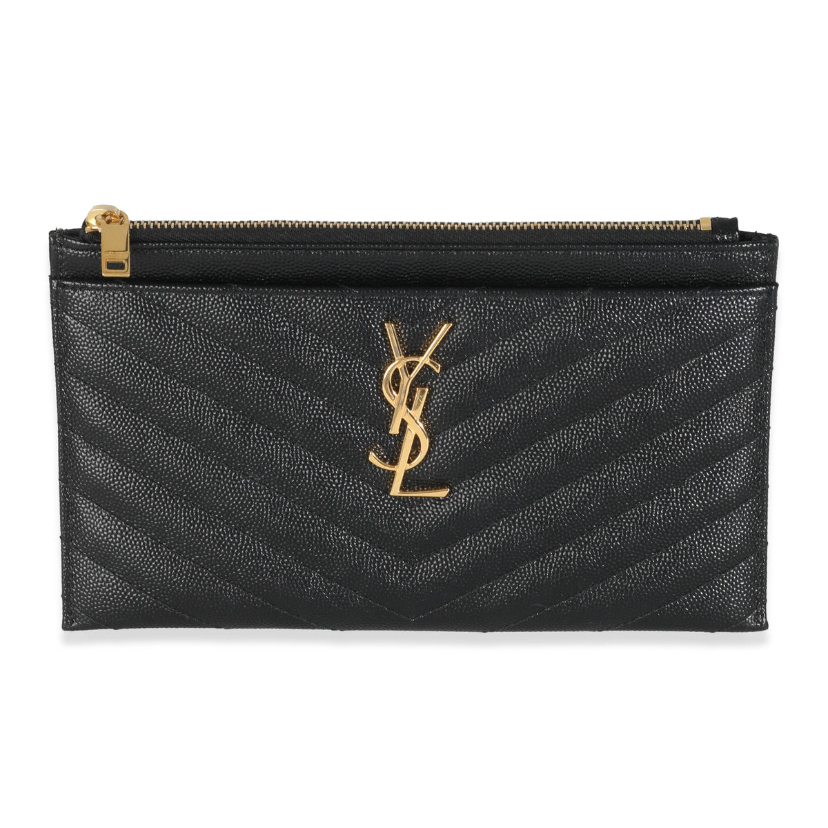 Black Grain De Poudre Bill Pouch