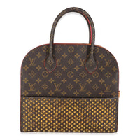 x Christian Louboutin Calf Hair Spikes Monogram Canvas Iconoclast
