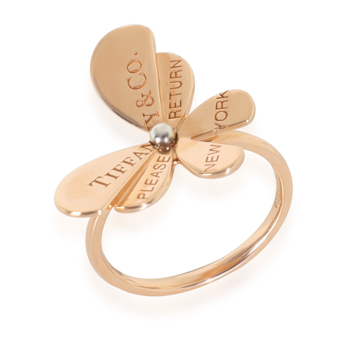 Rose Gold & Sterling Silver  Return To Tiffany Ring