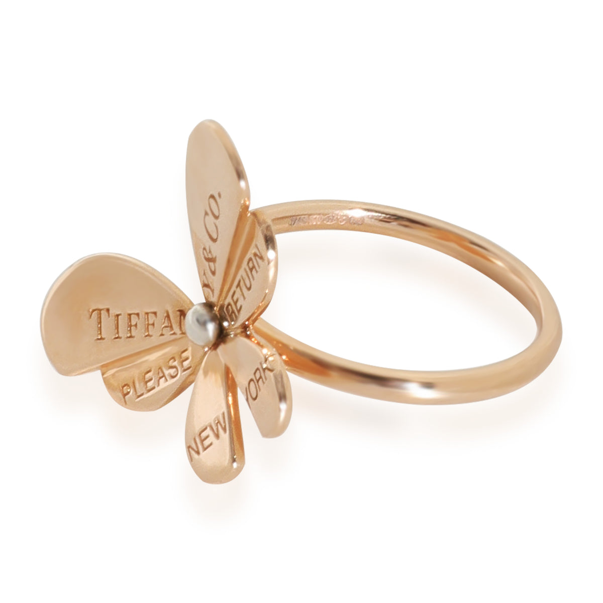 Rose Gold & Sterling Silver  Return To Tiffany Ring
