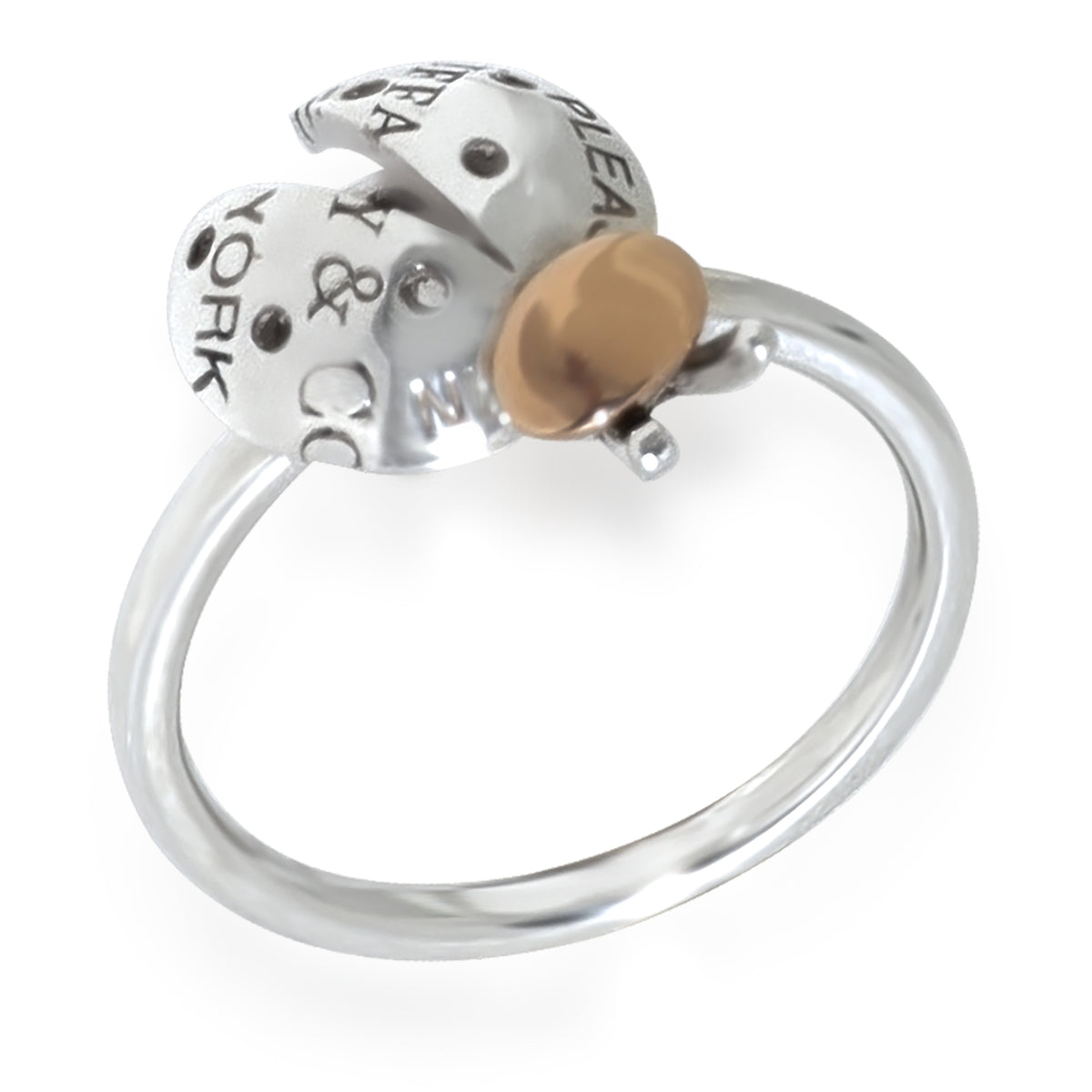 Rose Gold & Sterling Silver  Return To Tiffany Ring