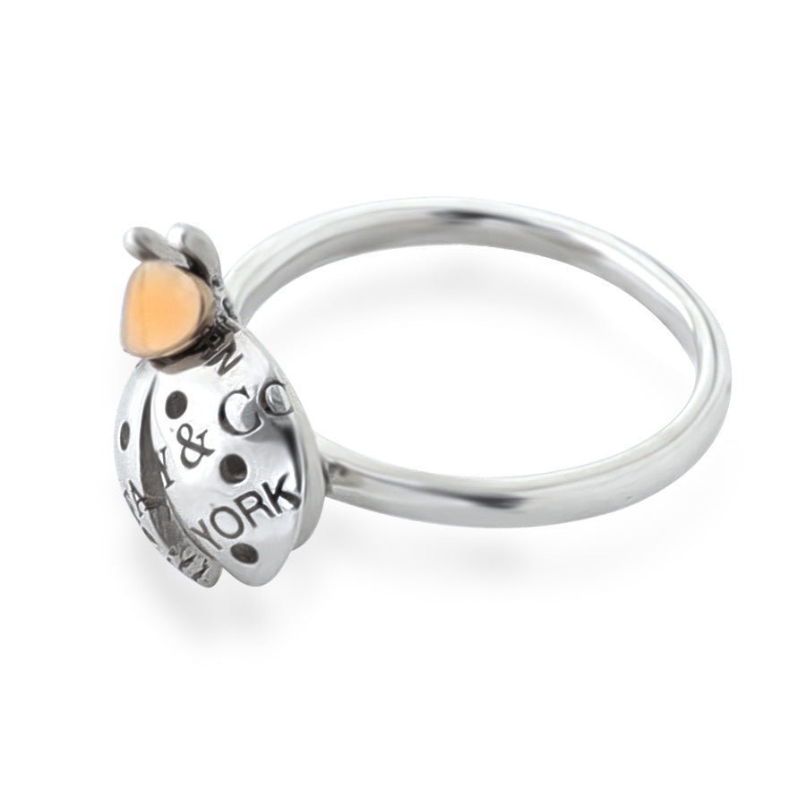 Rose Gold & Sterling Silver  Return To Tiffany Ring