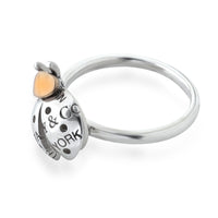 Rose Gold & Sterling Silver  Return To Tiffany Ring