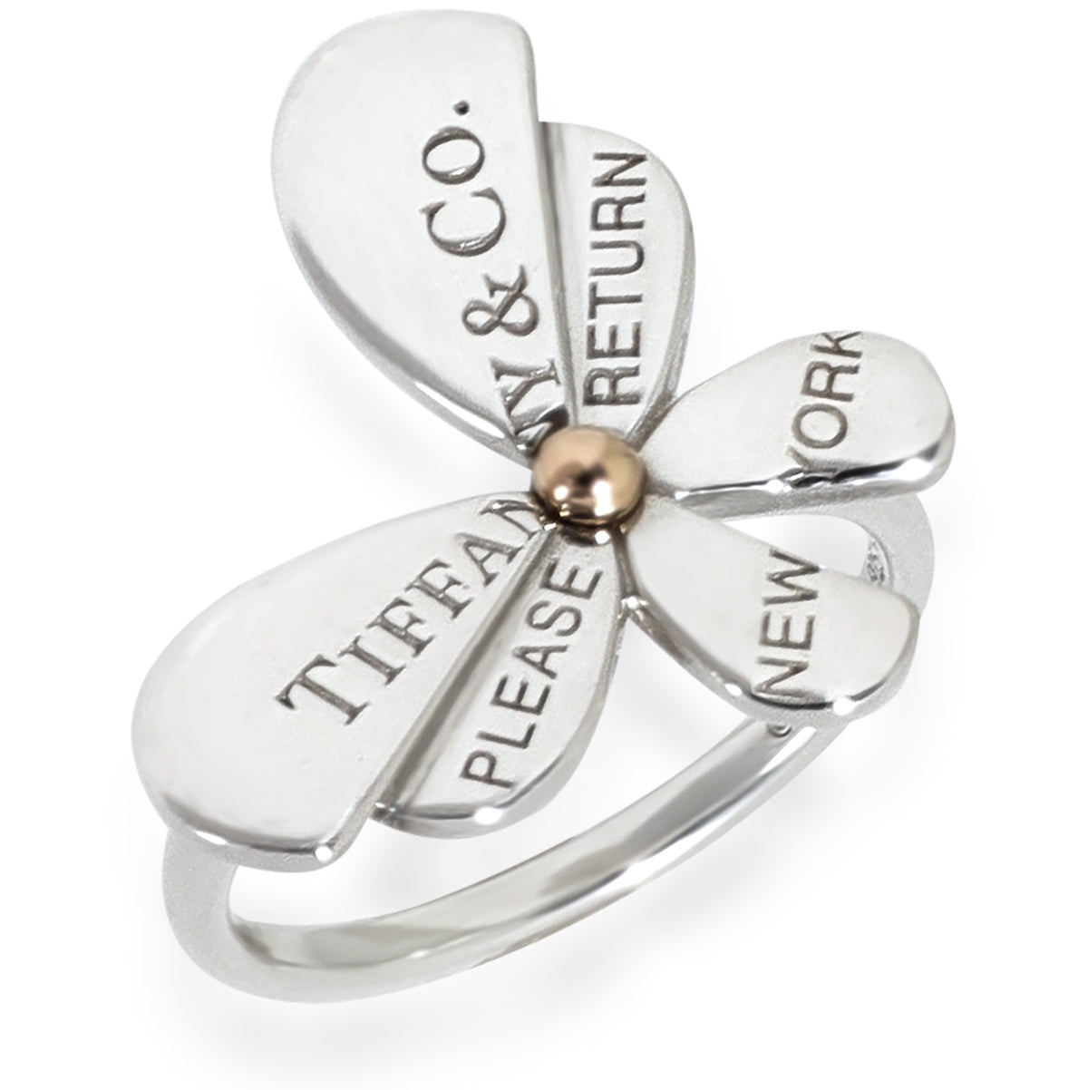 Rose Gold & Sterling Silver  Return To Tiffany Ring