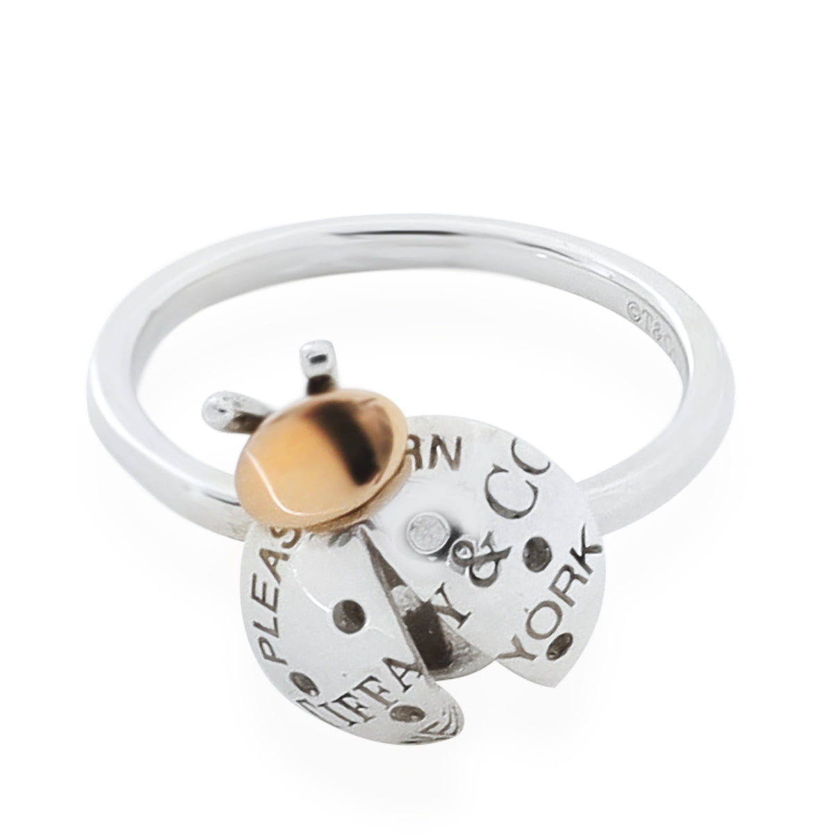 Rose Gold & Sterling Silver  Return To Tiffany Ring