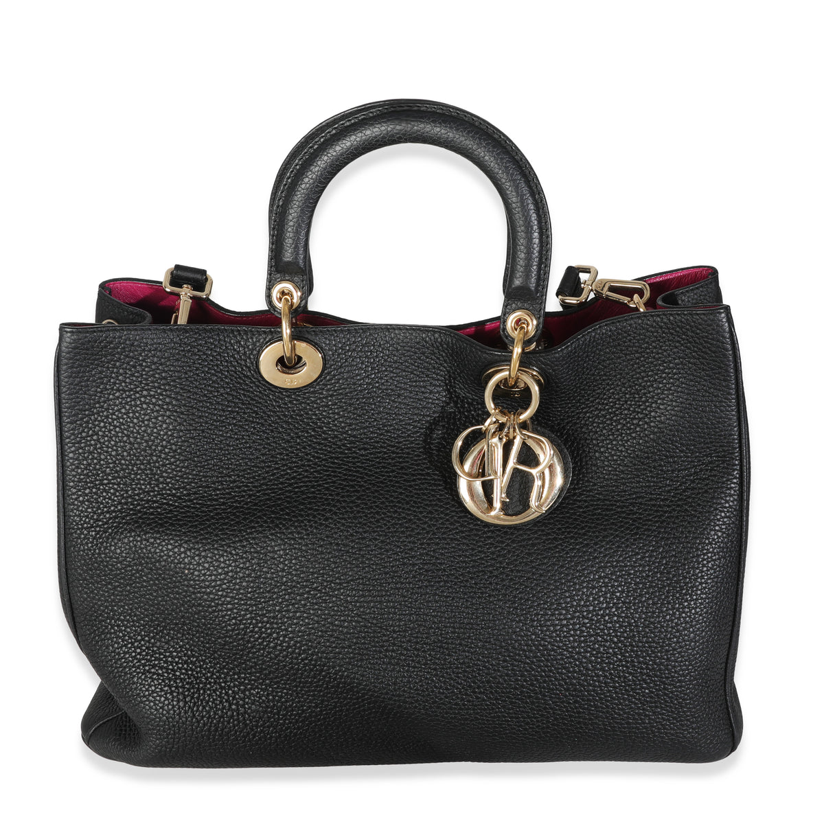 Black Bullcalf Medium Diorissimo Tote