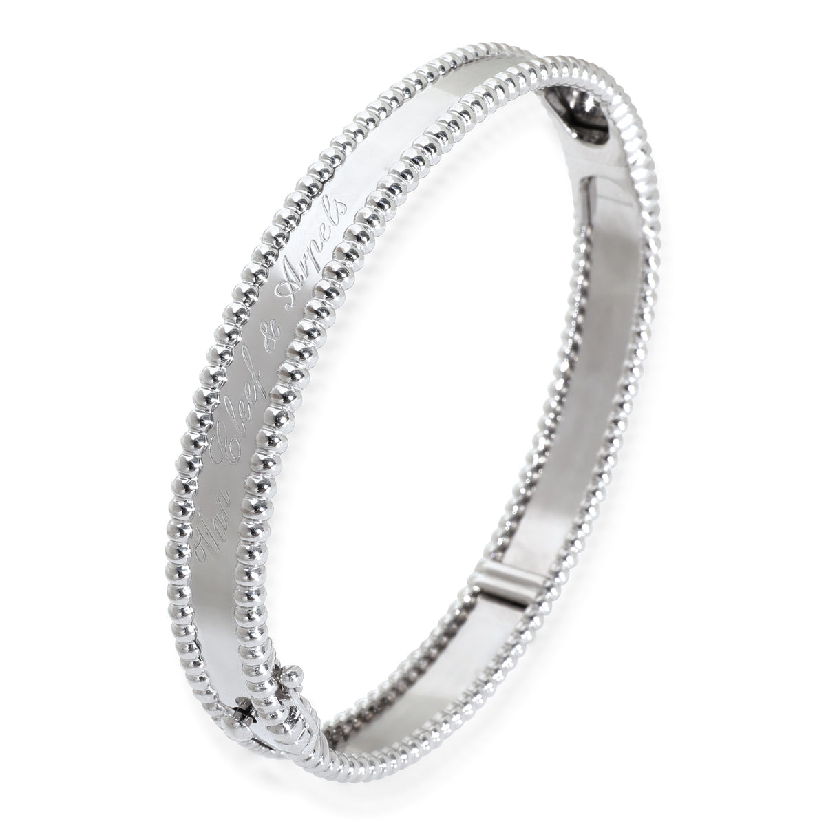 White Gold  Perlee Signature Bracelet