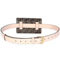 Light Rose Vitello Cruise FF 1974 Embossed Envelope Belt Bag