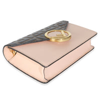 Light Rose Vitello Cruise FF 1974 Embossed Envelope Belt Bag