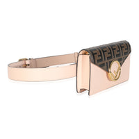 Light Rose Vitello Cruise FF 1974 Embossed Envelope Belt Bag