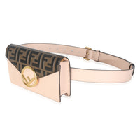 Light Rose Vitello Cruise FF 1974 Embossed Envelope Belt Bag