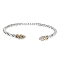 Yellow Gold & Sterling Silver Diamond Petite Helena Bracelet