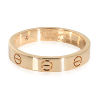 Yellow Gold Diamond Small Model Love Ring