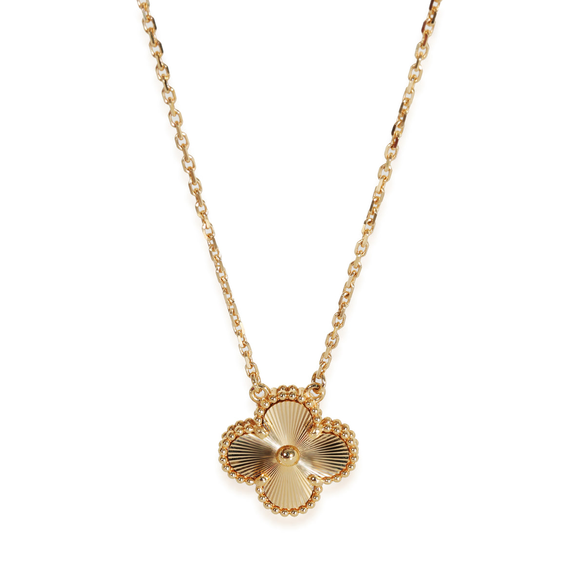 Yellow Gold  Vintage Alhambra Pendant
