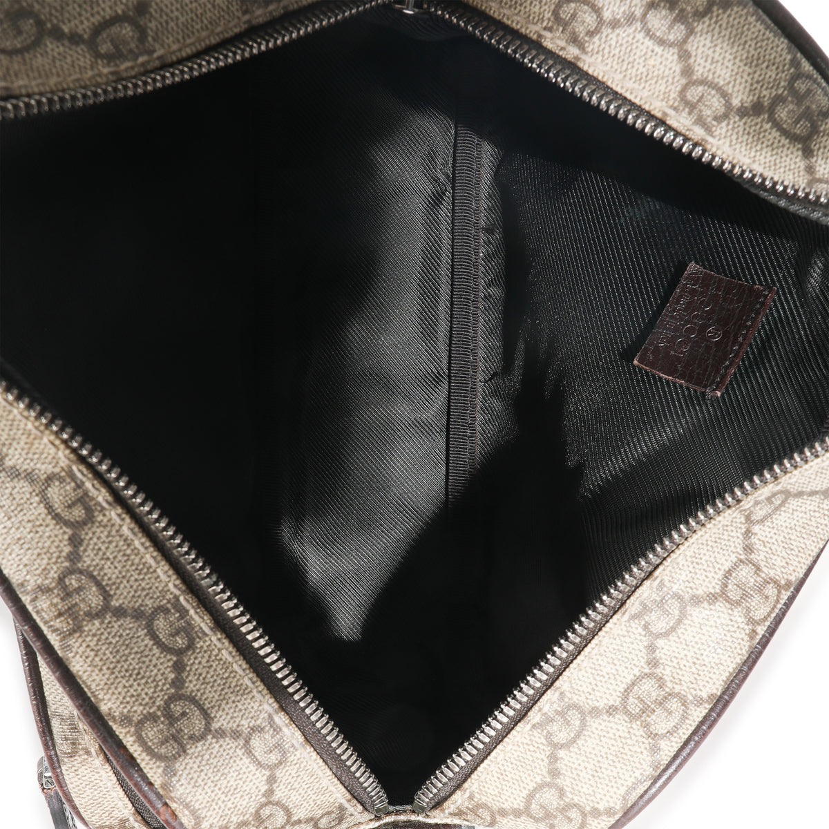 Beige GG Supreme Canvas Small Camera Messenger Bag