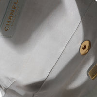 Light Blue Quilted Lambskin CC You Mini Flap Bag