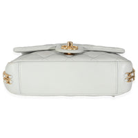 Light Blue Quilted Lambskin CC You Mini Flap Bag