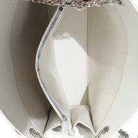 White Goyardine Canvas Rouette Structure PM